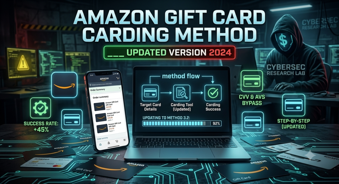 this is the Amazon Gift Card Carding Method _ Updated Version