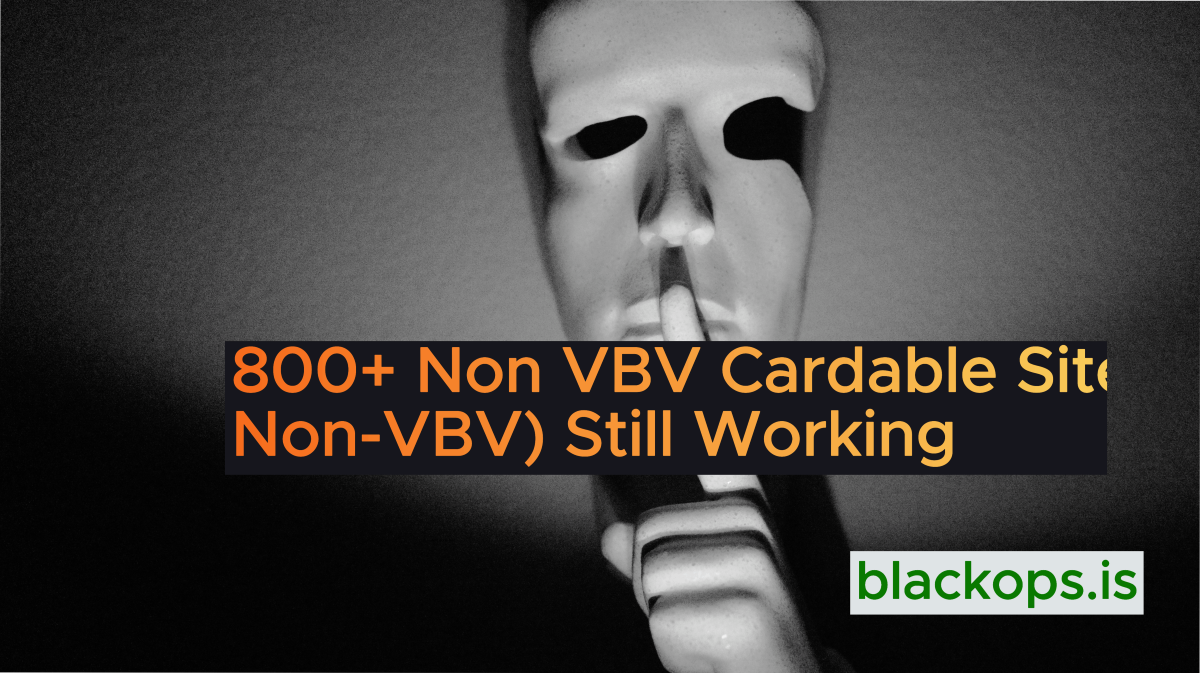 this is the 800+ Non VBV Cardable Sites (Non-VBV) Still Working 2026 !